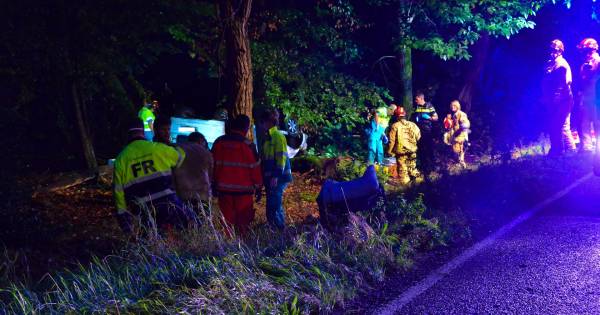 Op de vroege maandagochtend ging het in een flauwe bocht in De Rips helemaal mis voor Ahmed - Eindho