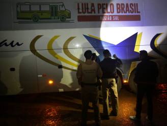 Campagnebussen van Braziliaanse ex-president Lula beschoten