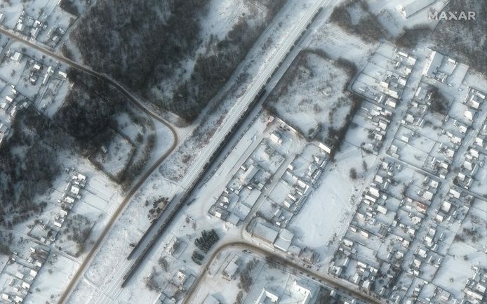 Vue aérienne de Klimovo prise le 19 janvier dernier.