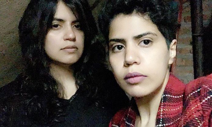 Maha (links) en haar zus Wafa al-Subaie zijn gevlucht naar Georgië.
