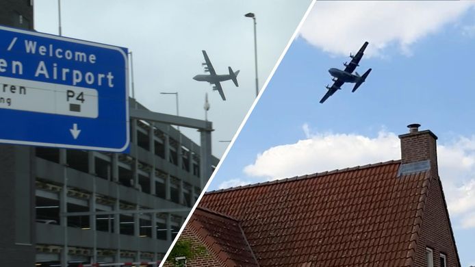 De C-130 Hercules transportvliegtuigen van de Koninklijke Luchtmacht vliegen regelmatig heel laag rondom vliegbasis Eindhoven.  Soms op slechts 150 meter hoogte.
