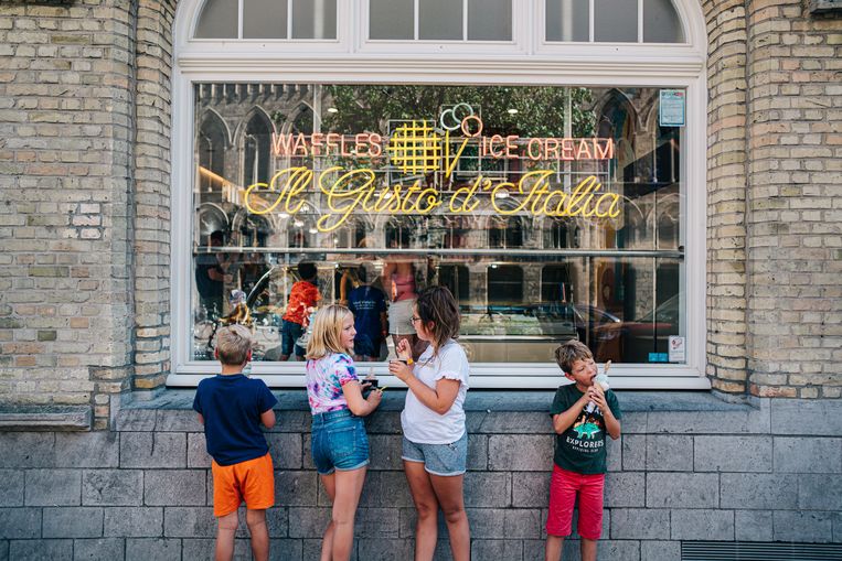 Kindervreugde in Ieper. Beeld Wouter Van Vooren