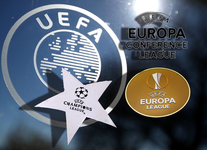 UEFA: Champions League, Europa League én de Conference League.