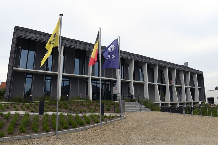 Het nieuwe politiehuis van Lubbeek.