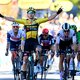 Wout Van Aert sprint naar ritzege in vijfde etappe van Tour de France