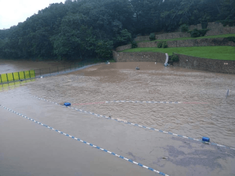 Charleroi-les-Bains est sous eau, la piscine est fermée: “La première fois”