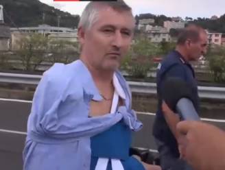 VIDEO. Deze man overleefde instorting brug: "Ik vloog tien meter ver en raakte een muur"