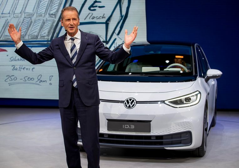 Herbert Diess, ceo van Volkswagen. Beeld AP