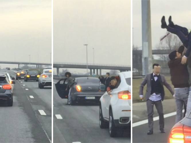Trouwstoet veroorzaakt chaos op A12. Weyts: "Weerzinwekkend, straat is niet van hen, die is van ons"