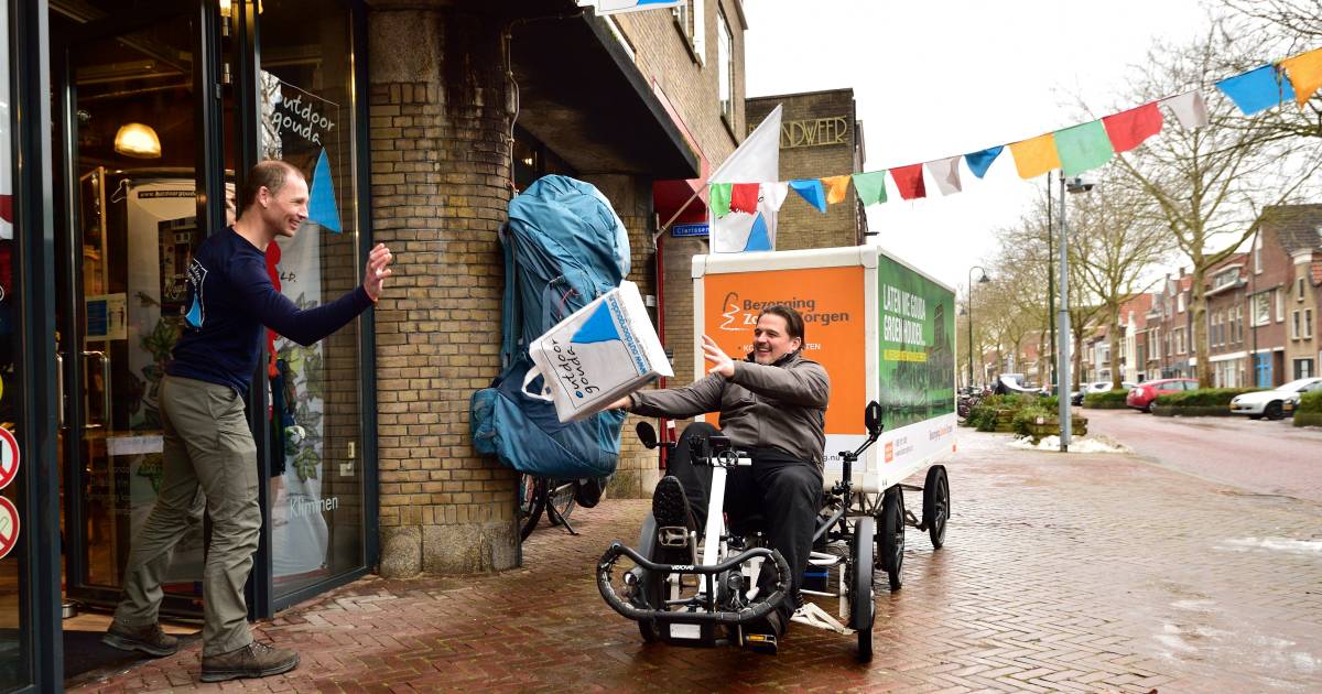 Zo worden ruim 2000 bestellingen gratis en groen bezorgd in Gouda | Economie Groene Hart | AD.nl