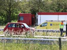 Ongeval met meerdere voertuigen op de A73 bij Cuijk