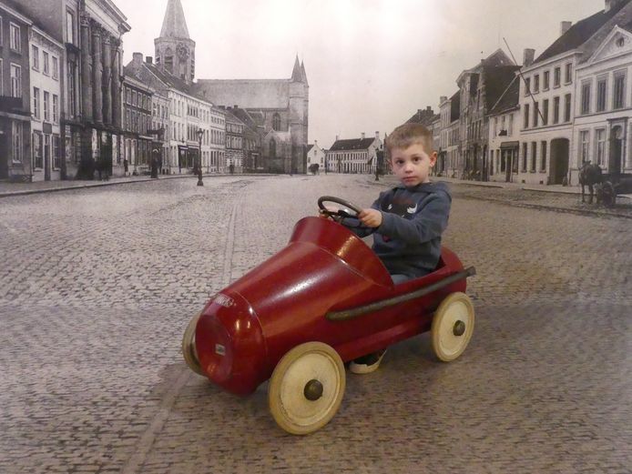 Louiz Blancke mocht de photobooth al eens uittesten.