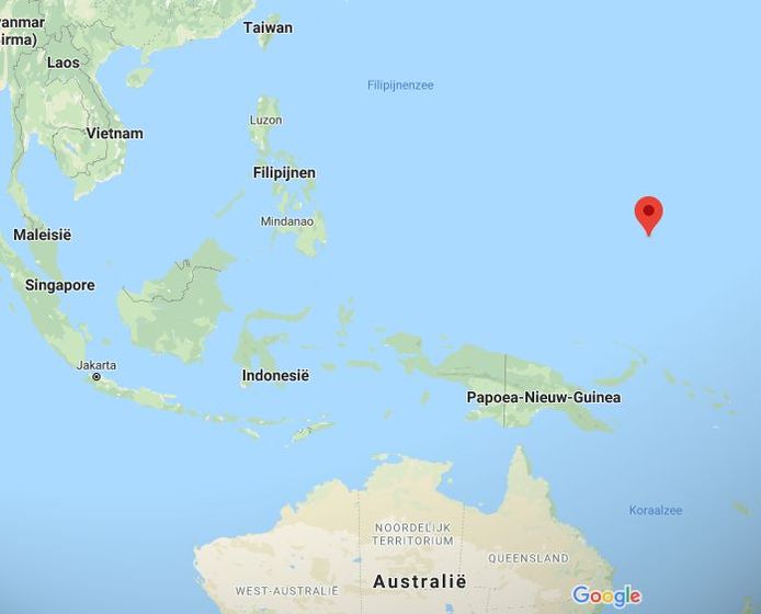 Het eiland Namoluk ligt midden in de Stille Oceaan
