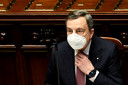 Mario Draghi, de voormalige baas van de Europese Centrale Bank en nu premier van Italië.