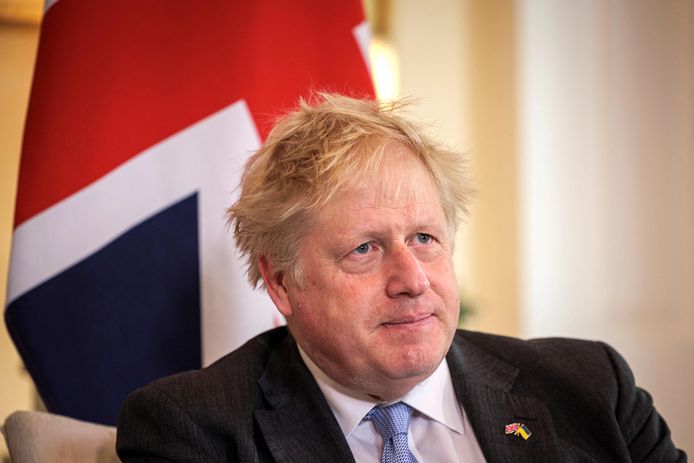 Le Premier ministre britannique Boris Johnson, Londres, le 28 avril 2022.