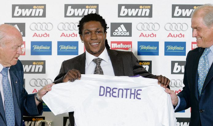 Drenthe tekende in 2007 bij Real Madrid.