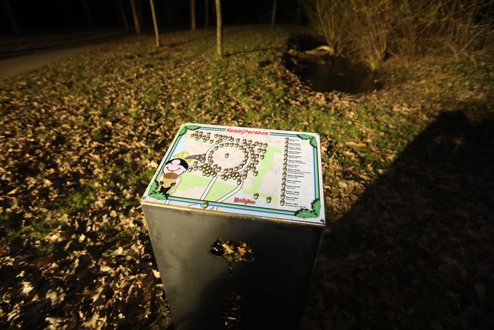 Uitleg over het Keiebijtersbos.