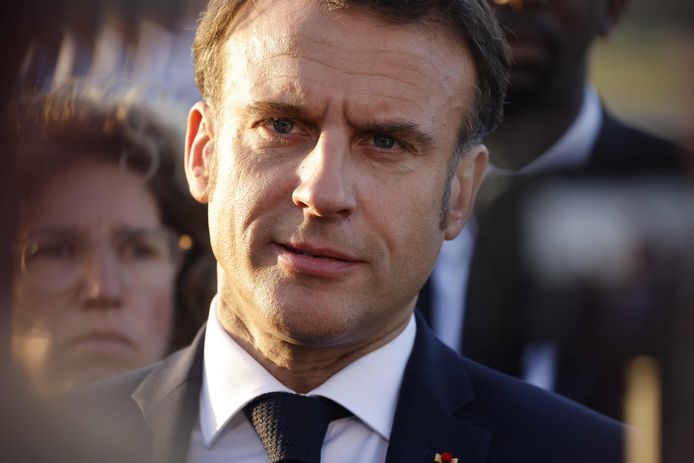 De Franse president Emmanuel Macron deed de uitspraken tijdens een bezoek aan Frans-Guyana.