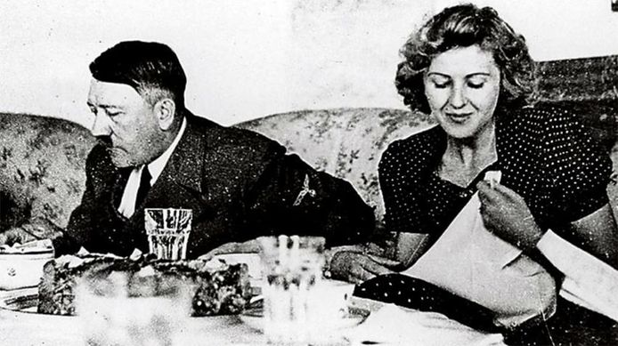 Adolf Hitler en Eva Braun.