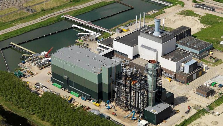 De huidige warmtekrachtcentrale van Nuon in Diemen.
 Beeld Nuon