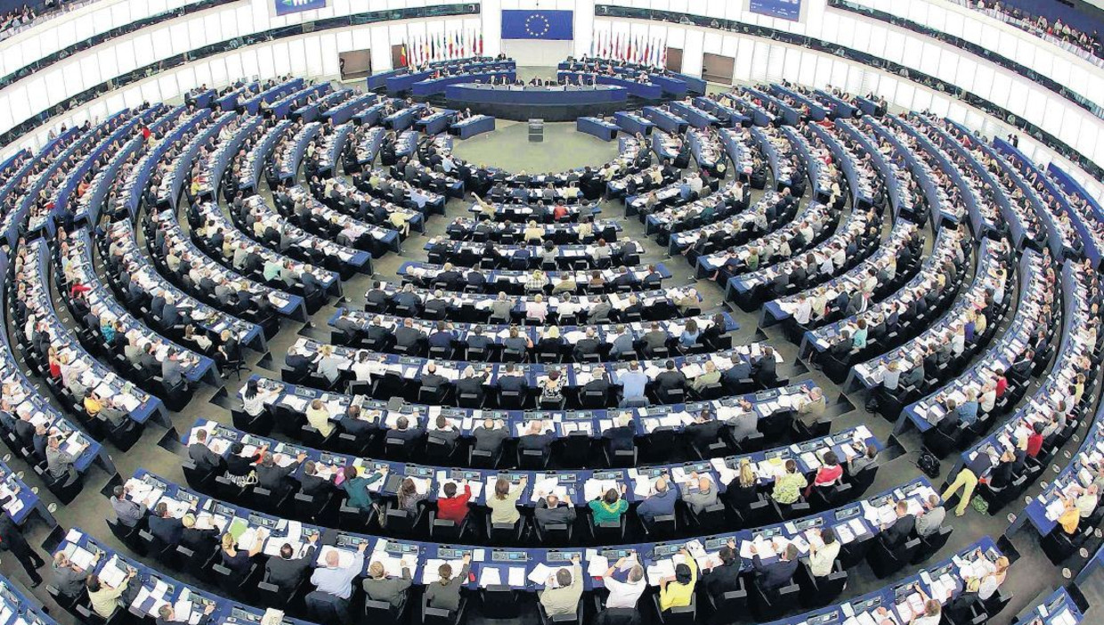 Een stemming in het Europees Parlement. Beeld reuters