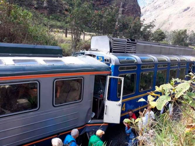 Minstens 35 buitenlandse toeristen gewond bij treinongeval nabij Machu Picchu in Peru