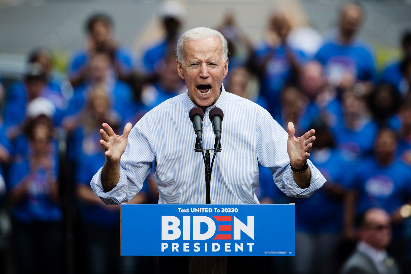Joe Biden, de voormalige vice-president van de VS.