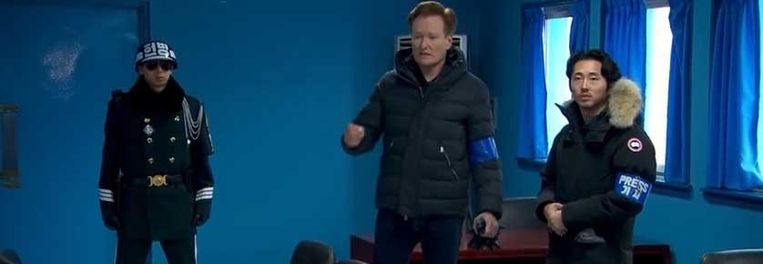 Conan O Brien Neemt Talkshow Op In Noord Korea filmpje Humo