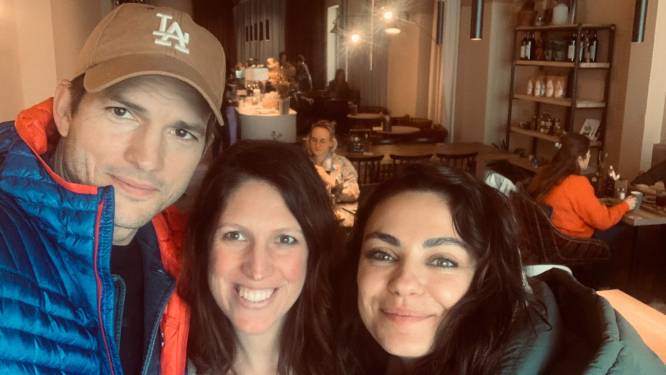 Acteurskoppel Ashton Kutcher en Mila Kunis bezig aan hun eigen Ronde van Vlaanderen: “Heel oprechte mensen”