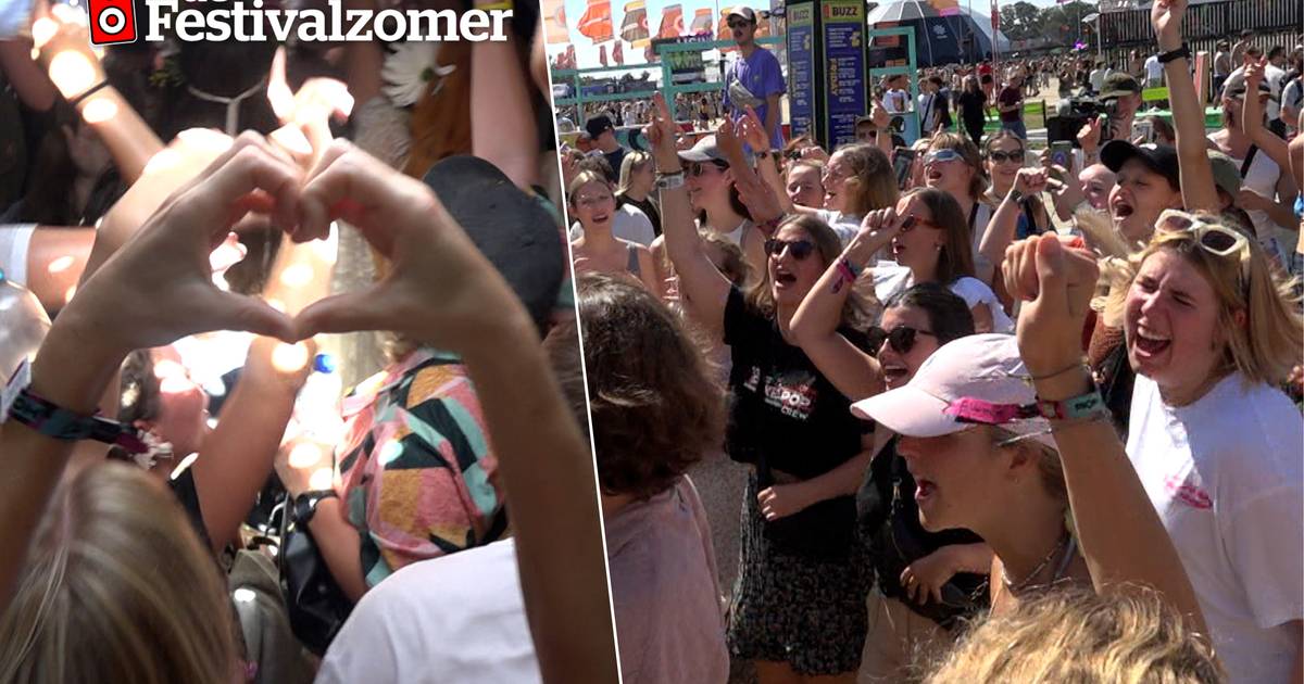 StuBru Fans Roar in Support as Flo Windey MCs at Festival