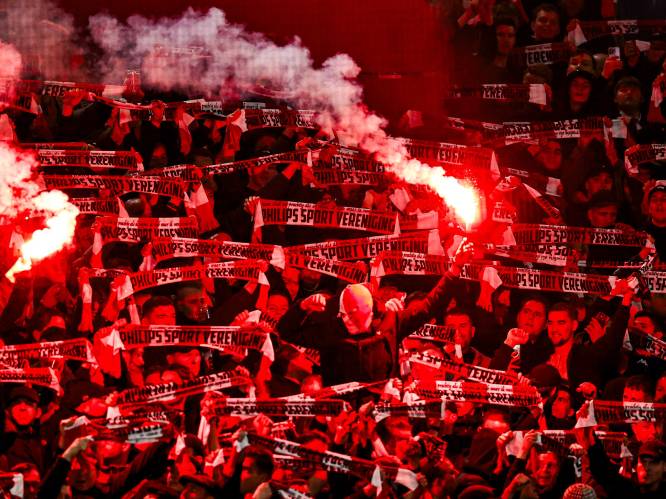 PSV-supporters spreken van voetbalfeest in Dortmund en steunen hun spelers: politie meldt enkele incidenten in ‘vreedzame sfeer’
