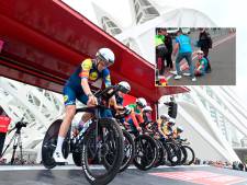 Ellen van Dijk komt lelijk ten val in ploegentijdrit Vuelta, maar wint wel met Lidl-Trek