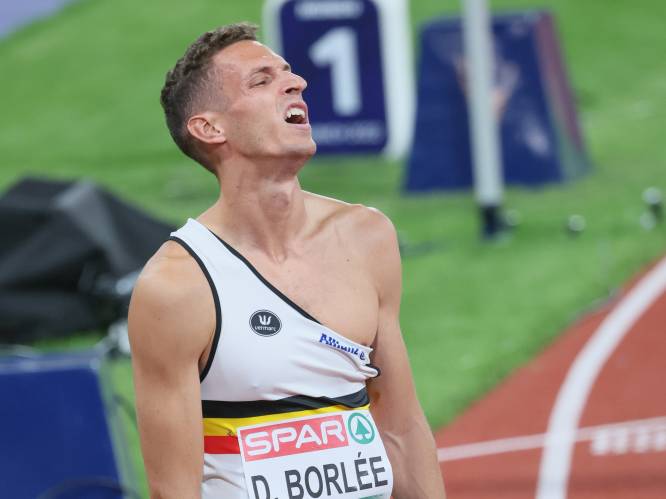 “Ik mag trots zijn, maar als sportman wil je toch altijd beter doen”: Dylan Borlée troost zich met vijfde plek in EK-finale 400 meter