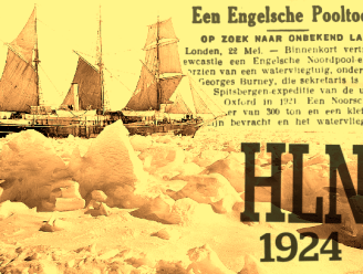 ▶HLN 1924: “Het watervliegtuig zal proviand meenemen voor drie man gedurende vijf weken en een opvouwbare boot.”