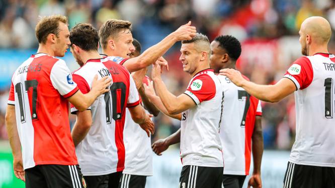 Feyenoord rekent in uitzinnige Kuip af met Go Ahead Eagles