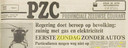 De PZC van 31 oktober 1973.