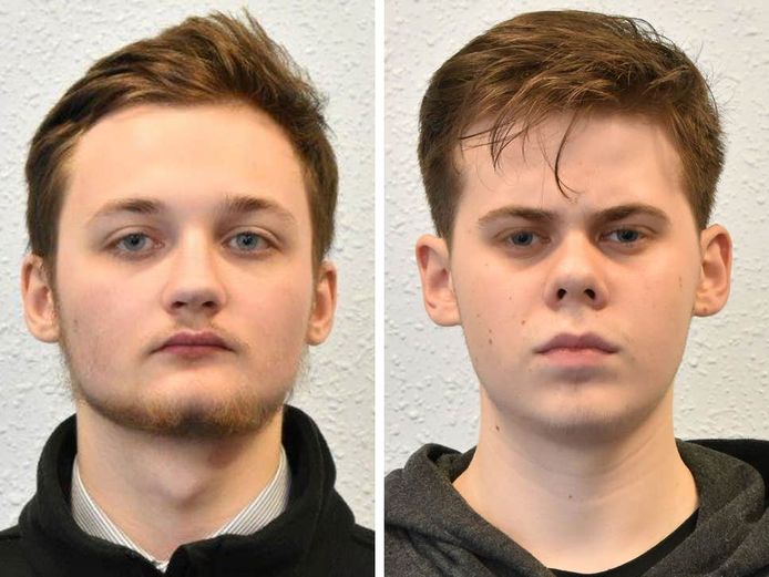 Michal Szewczuk (links) en Oskar Dunn-Koczorowski werden veroordeeld voor het aanzetten tot terrorisme.