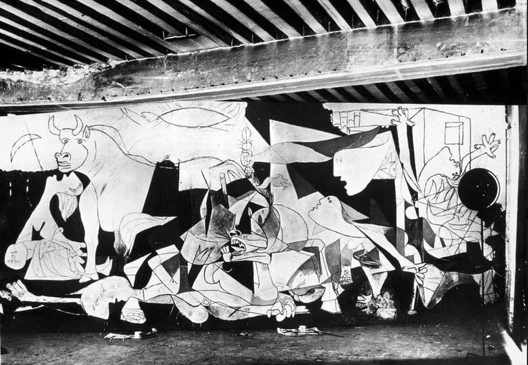 De schetsen van Picasso's meesterwerk Guernica hangen deze zomer in Musée  Picasso in Parijs | De Volkskrant
