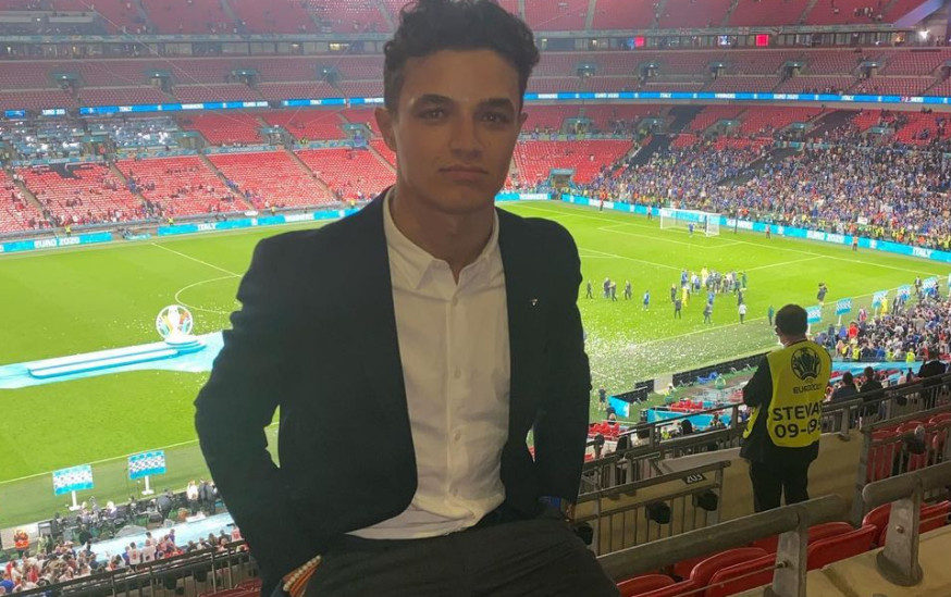 Lando Norris à Wembley