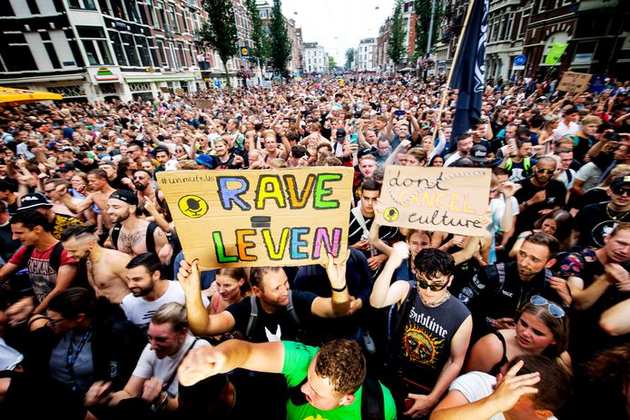 UnMute Us Protestmars afgelopen weekend in Amsterdam.