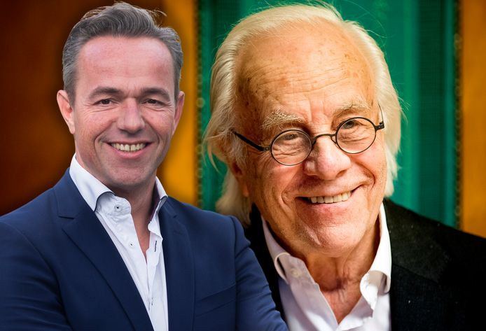 Columnist Dennis Captein en acteur Bram van der Vlugt