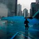 Politie en betogers slaags in Hongkong