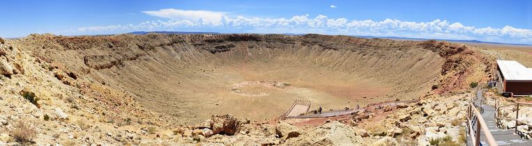 De 'Meteor Crater' in de Amerikaanse staat Arizona. Beeld TsaiProject