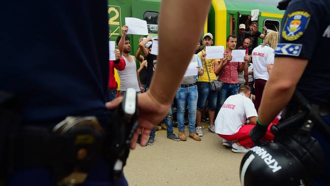 Parti en train de Budapest, des migrants refusent d'être transférés dans un camp
