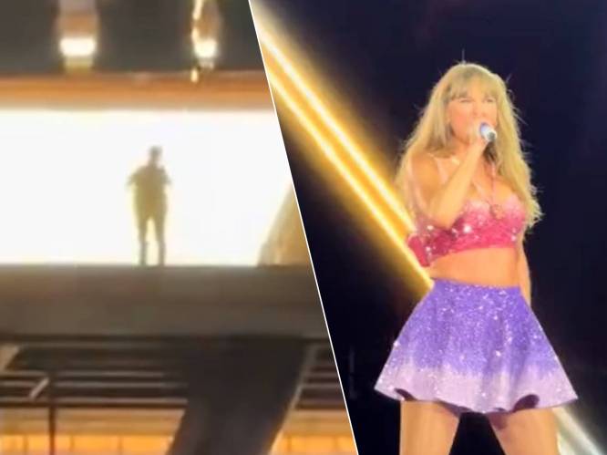 KIJK. Wildste theorieën doen de ronde nadat Taylor Swift-fan geheimzinnige schaduw spot tijdens concert