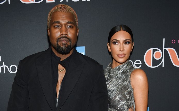Kanye West en Kim Kardashian