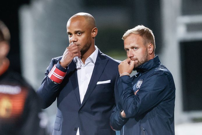 Vincent Kompany et Aaron Danks