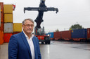 Roland Verbraak van GVT, bij de treinterminal.