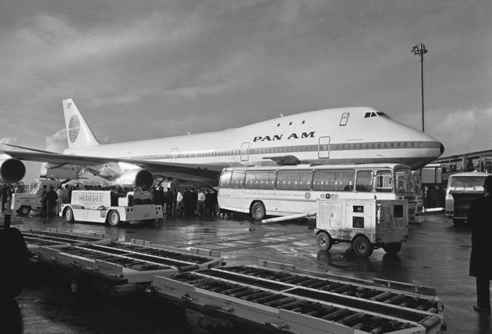 On January 22, 1970, a Pan Am Boeing 747 landed in London for the first time.