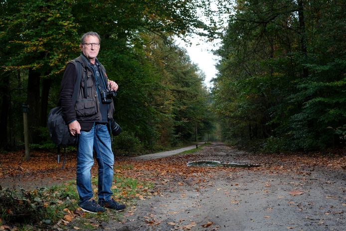 Herman Rouwenhorst spotte de wolf bij Heerde.